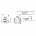 Hydac 2-Way Hydraulic Ball Valve, Size 20 KHB-20SAE-1114-16X-A-L